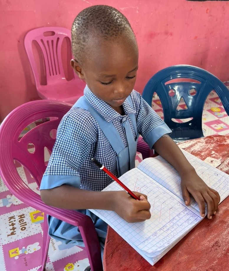 Children learning inside the classroom