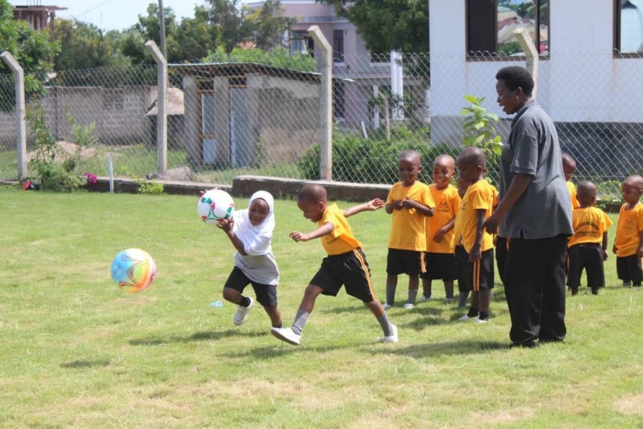 Children playing outdoors